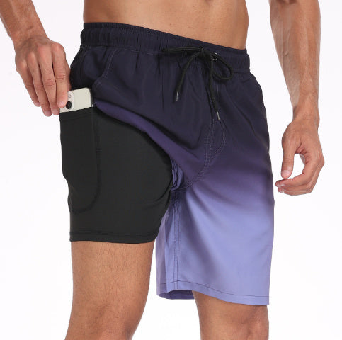 Men's Casual Sports Shorts Fashion Vacation Beach Swimming Trunks