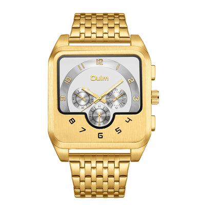 Men’s Gold Square Quartz Watch