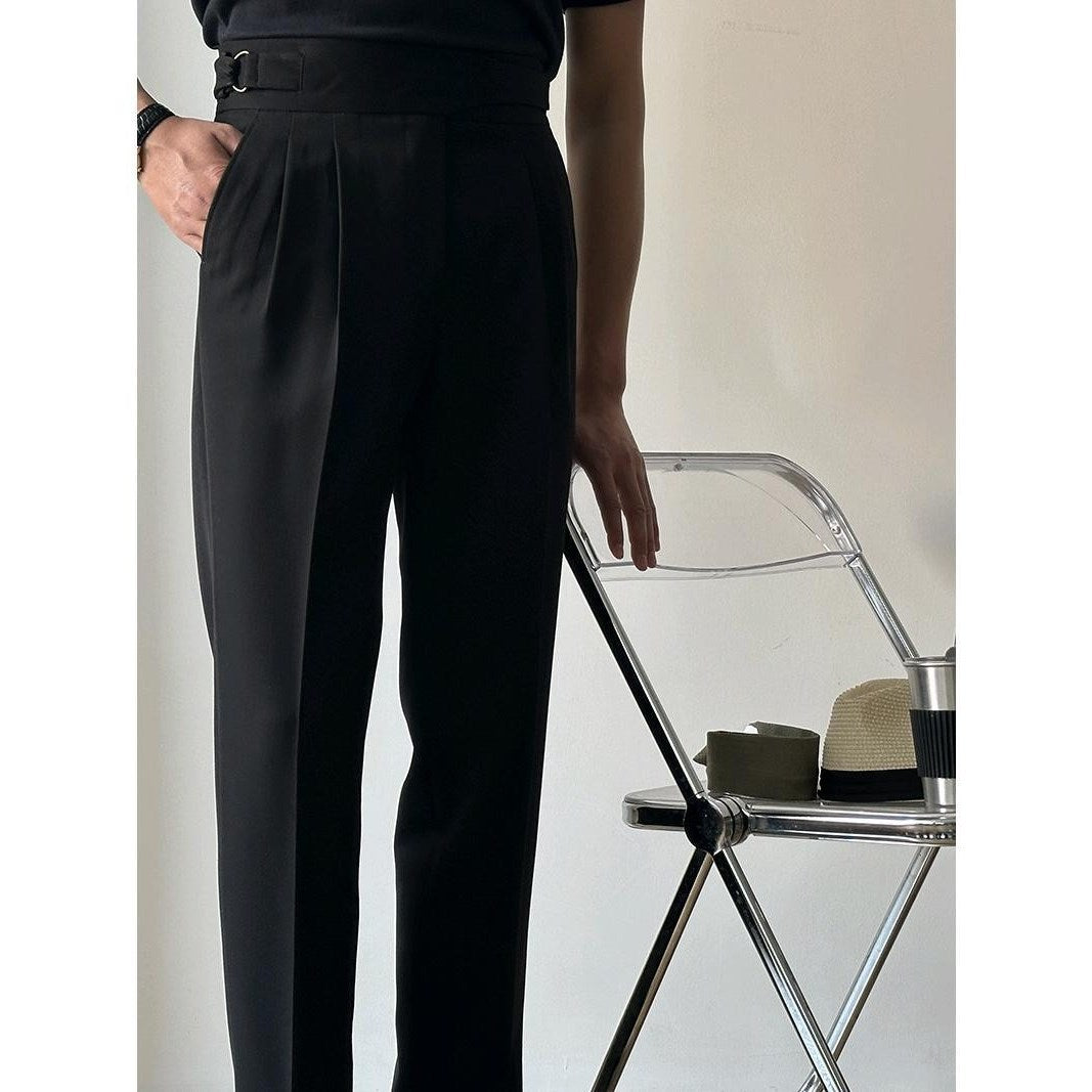 Pantalon slim taille haute décontracté pour le travail 