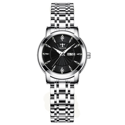 Petite et exquise montre à quartz lumineuse et étanche pour femme