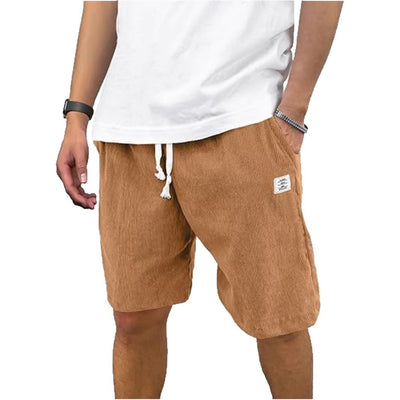 Men's Casual Sports Corduroy Breathable Shorts