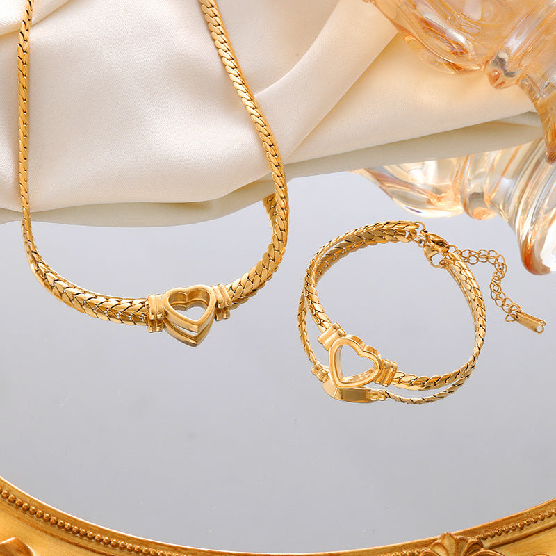 Personalized Love Chain Jewelry Set