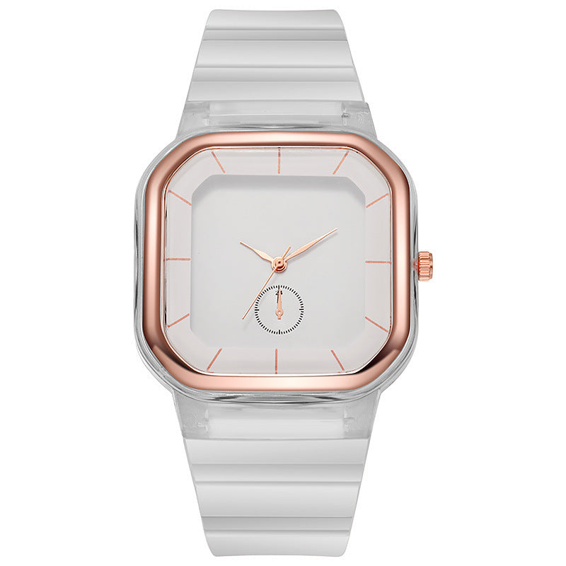 Montre neutre pour femme, simple, tendance, ceinture en acier, quartz