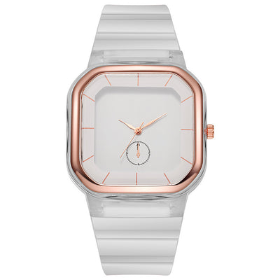 Montre neutre pour femme, simple, tendance, ceinture en acier, quartz