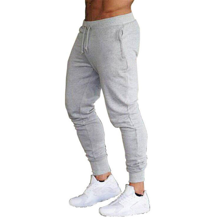 Pantalons de sport pour hommes, pantalons de fitness solides
