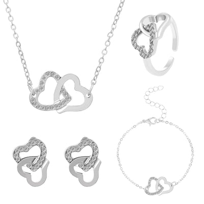 Double Love Jewelry Set for Women