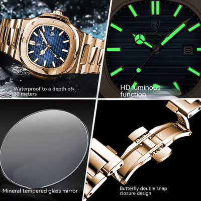Luxury Ultra-Thin Waterproof Quartz Watch