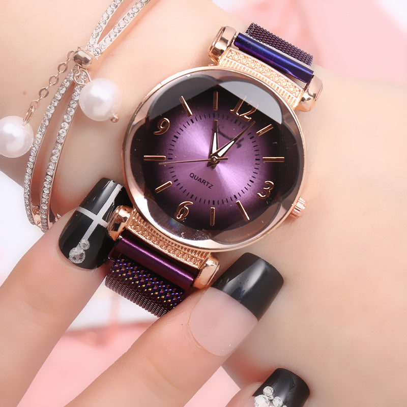 Montre neutre pour femme, simple, tendance, ceinture en acier, quartz
