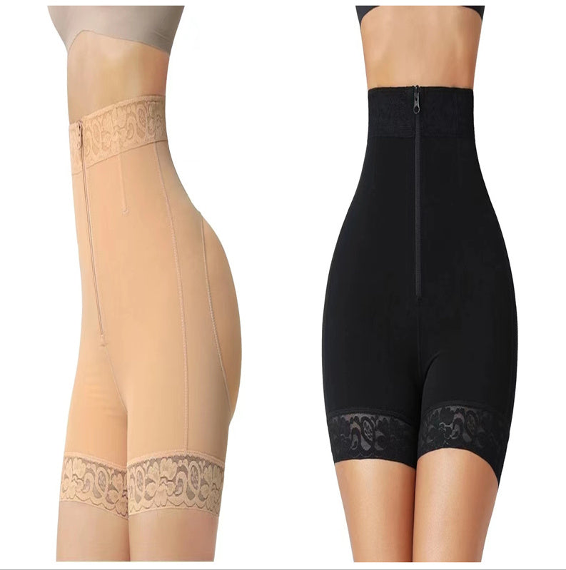 Nouveaux vêtements amincissants pour les hanches, pantalons abdominaux à fermeture éclair pour le levage des hanches