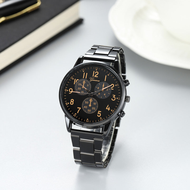 Men’s Steel Strap Business Watch