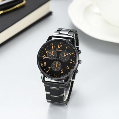 Men’s Steel Strap Business Watch