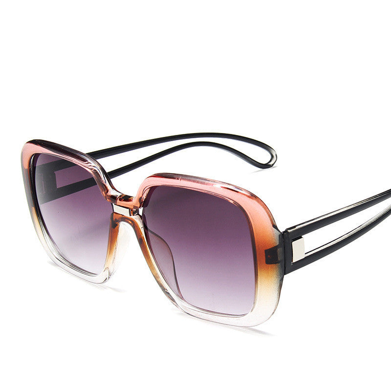 Lunettes de soleil à large monture