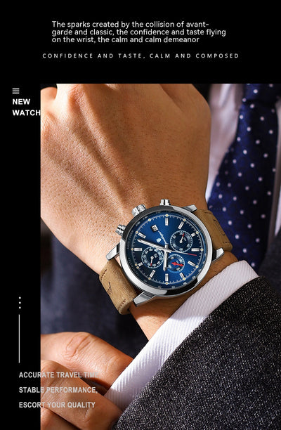 Men’s Waterproof Sports Quartz Watch