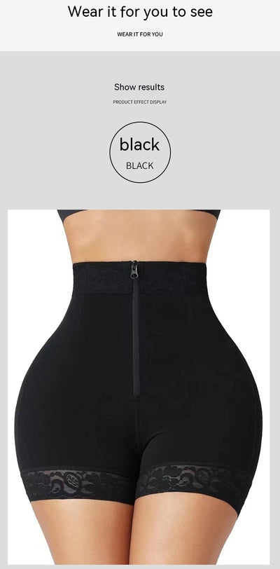 Nouveaux vêtements amincissants pour les hanches, pantalons abdominaux à fermeture éclair pour le levage des hanches