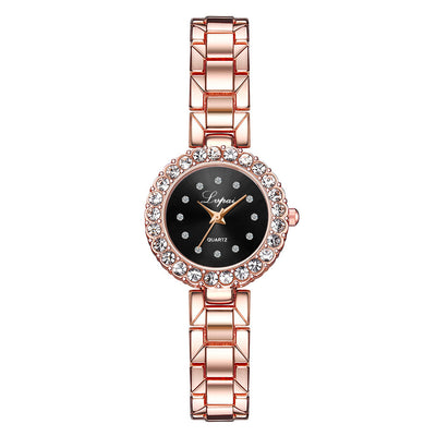Women's watch with steel strap