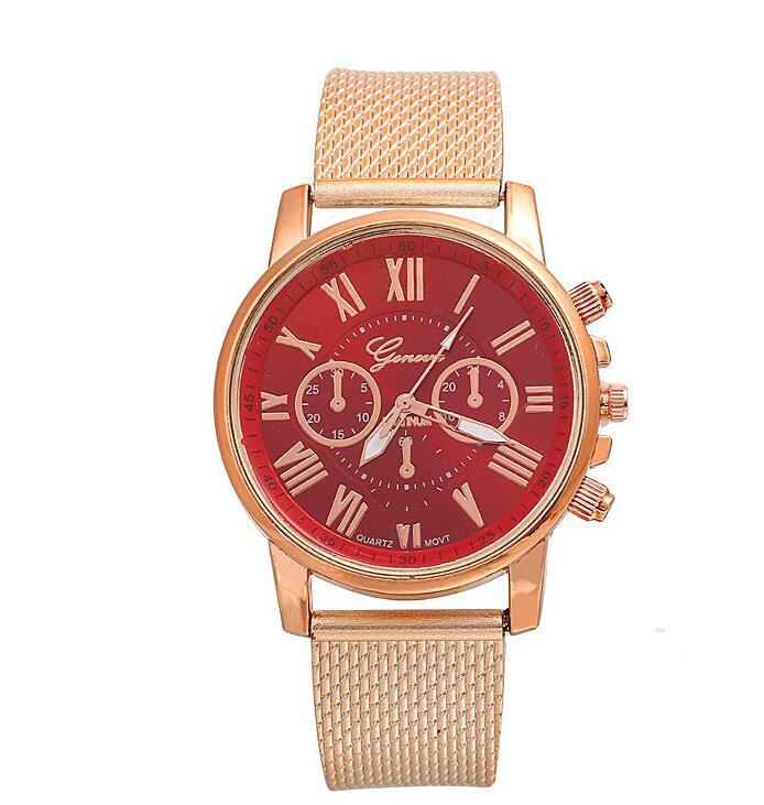 Montre bracelet en PVC multicolore, montre à quartz à cadran numérique romain, montre WISH pour femme à Genève, offre spéciale