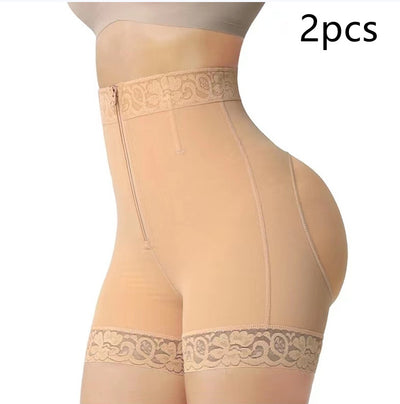 Nouveaux vêtements amincissants pour les hanches, pantalons abdominaux à fermeture éclair pour le levage des hanches