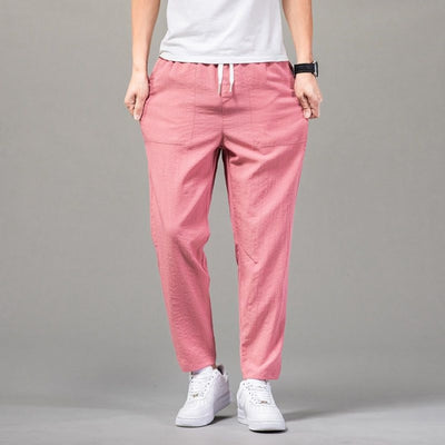 Solid Color Clean Version Thin Pants Male