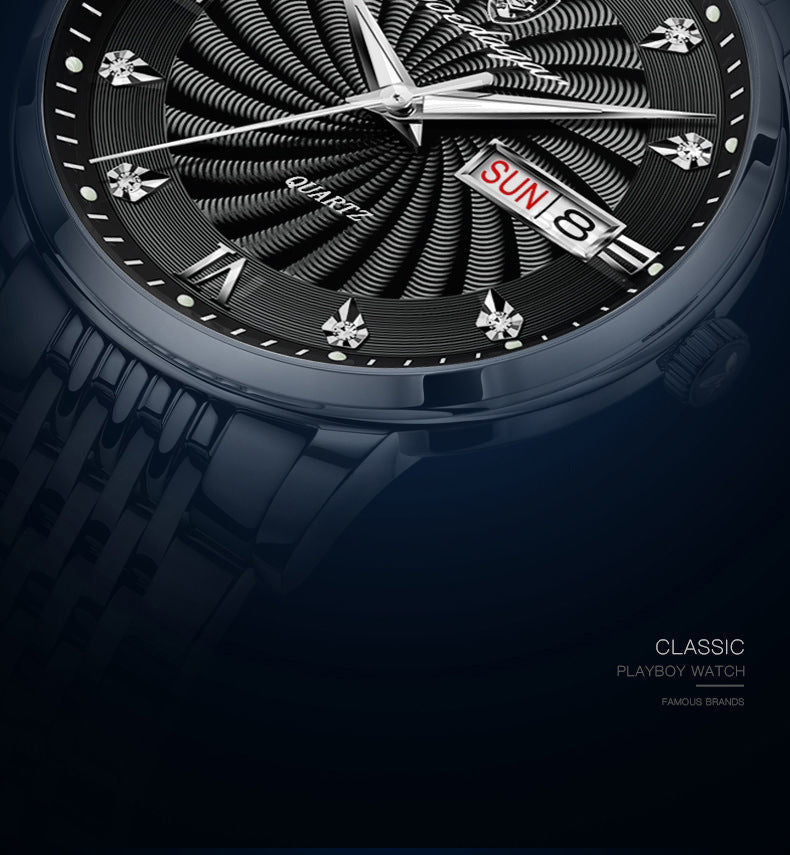 Men’s Steel Strap Luxury Watch