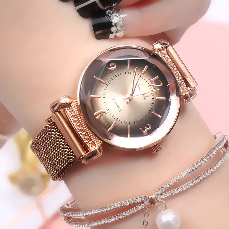 Montre neutre pour femme, simple, tendance, ceinture en acier, quartz