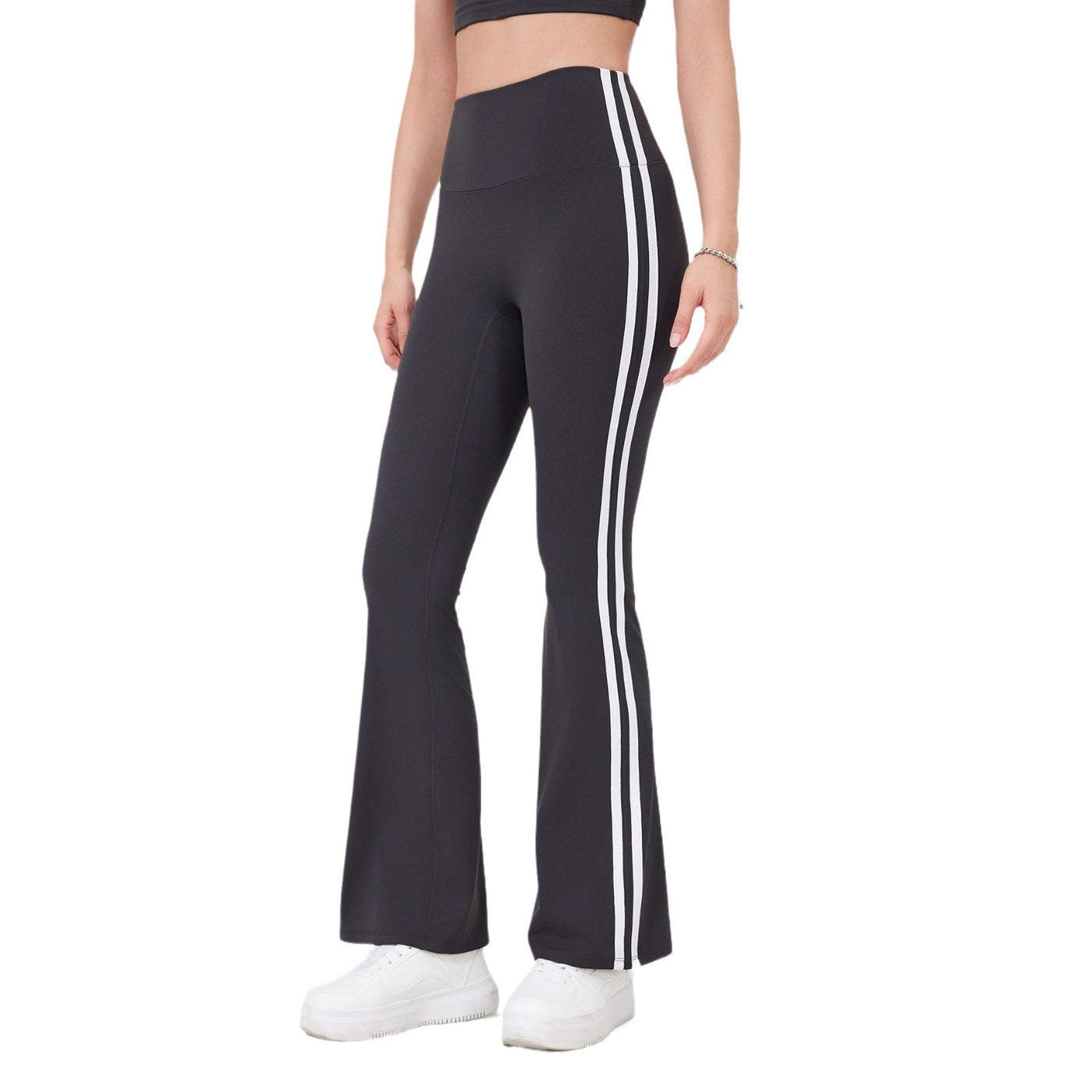Pantalon de yoga taille haute pour filles américaines tendance, nouveau modèle de course à pied et de sport