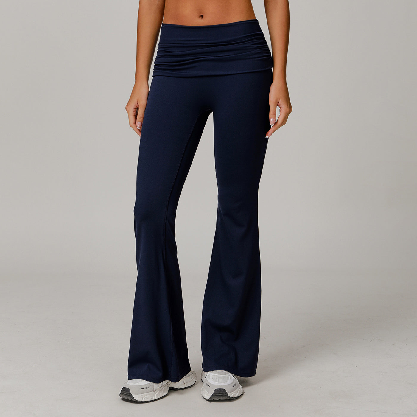 Pantalon de yoga européen et américain à séchage rapide, rehausseur de hanches, sensation nude, jambes larges décontractées