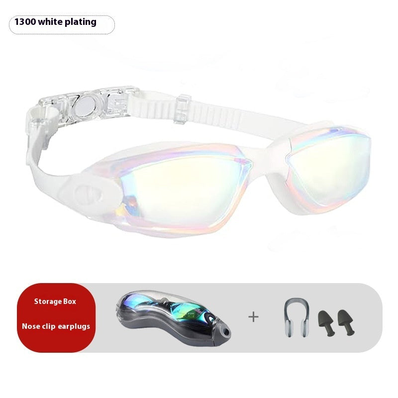 Electroplated Anti-Fog Swim Goggles