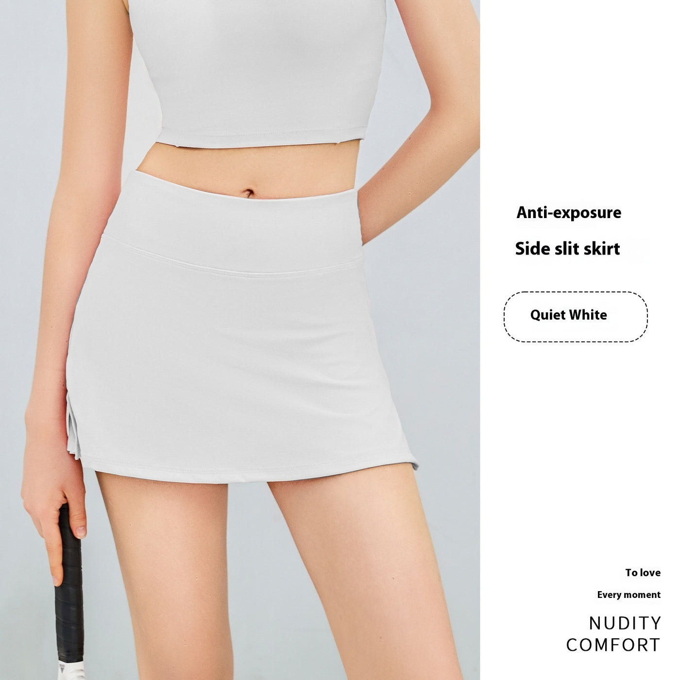 Anti-exposure Fake Two-piece Sports Mini Short Culottes