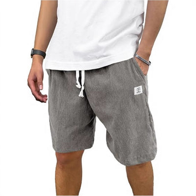 Men's Casual Sports Corduroy Breathable Shorts