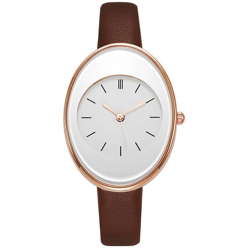 Montre neutre pour femme, simple, tendance, ceinture en acier, quartz