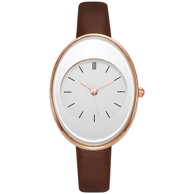 Montre neutre pour femme, simple, tendance, ceinture en acier, quartz