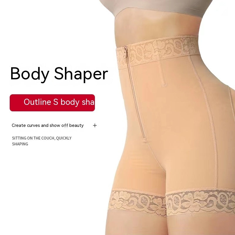 Nouveaux vêtements amincissants pour les hanches, pantalons abdominaux à fermeture éclair pour le levage des hanches