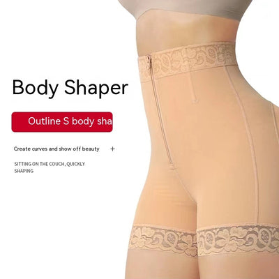 Nouveaux vêtements amincissants pour les hanches, pantalons abdominaux à fermeture éclair pour le levage des hanches