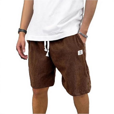 Men's Casual Sports Corduroy Breathable Shorts