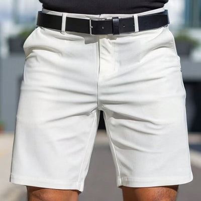 Men's Solid Color Shorts Men's Business Sports Fifth Pants