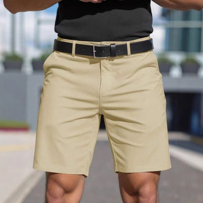 Men's Solid Color Shorts Men's Business Sports Fifth Pants