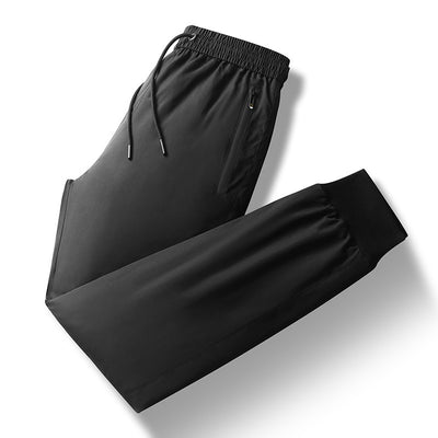 Pantalon d'hiver matelassé à taille élastique pour homme