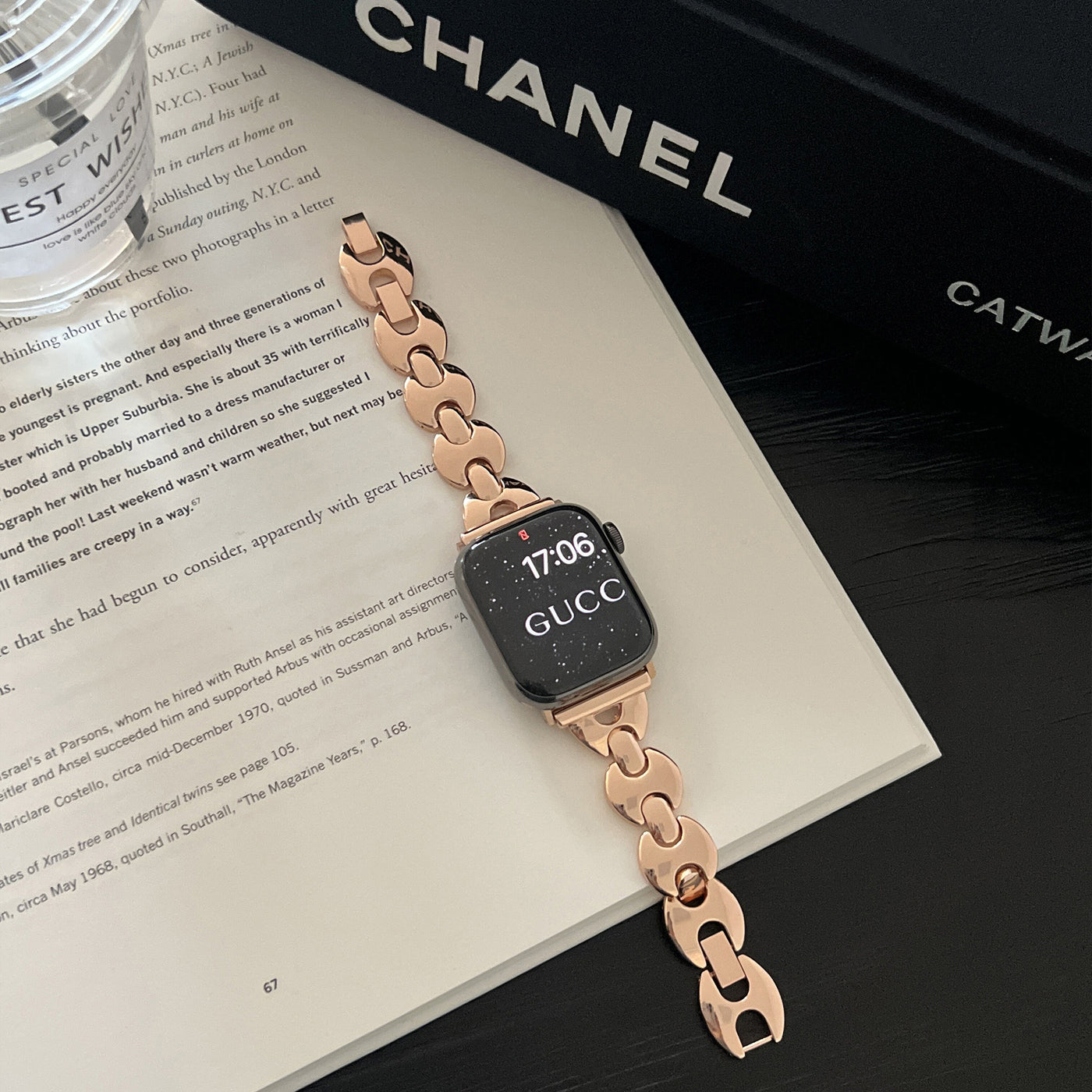 Montre Métal Petite Palette Ronde