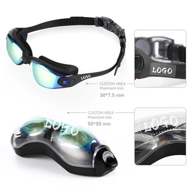 Electroplated Anti-Fog Swim Goggles