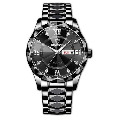 Men’s Waterproof Luminous Dual Calendar Watch