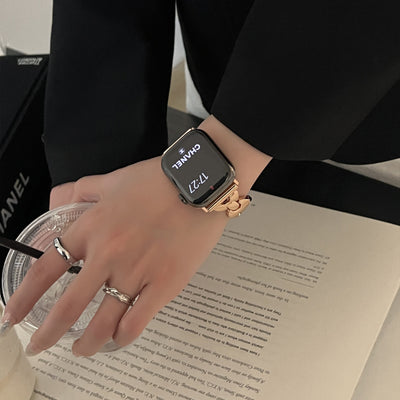 Montre Métal Petite Palette Ronde