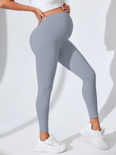 Pregnant Women Yoga Pants Slim High Waist Seamless Leggings Tight