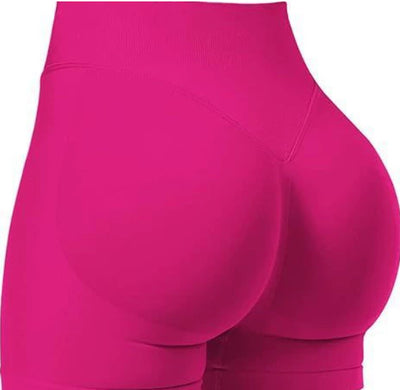 High Waist Yoga Shorts Tight Hip Raise Seamless Quick-drying Pants For Sports Fitness