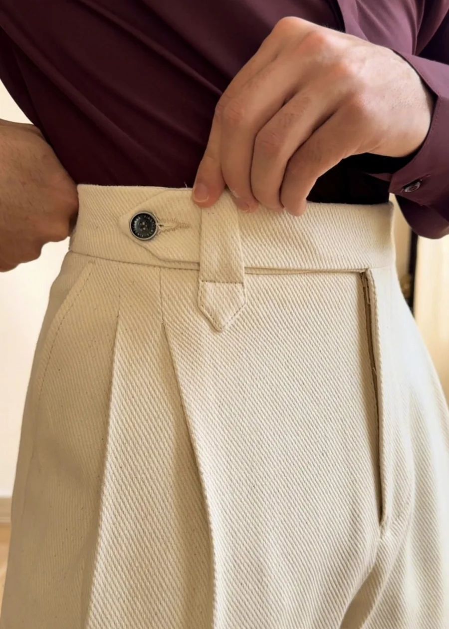 Pantalon slim taille haute décontracté pour le travail