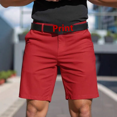 Men's Solid Color Shorts Men's Business Sports Fifth Pants
