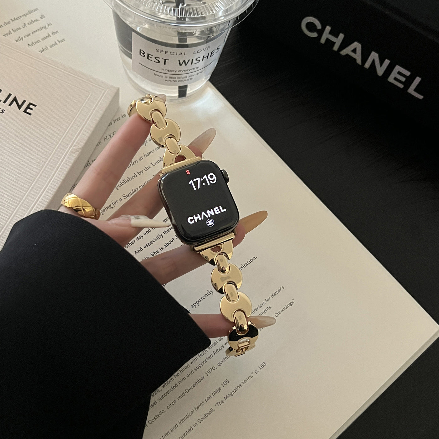 Montre Métal Petite Palette Ronde