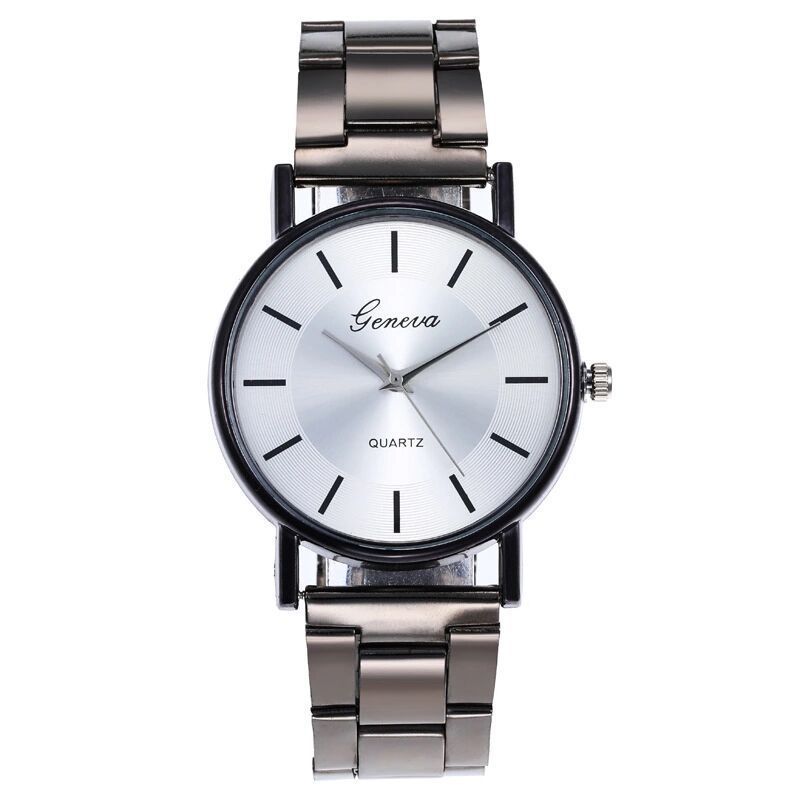 Montre neutre pour femme, simple, tendance, ceinture en acier, quartz