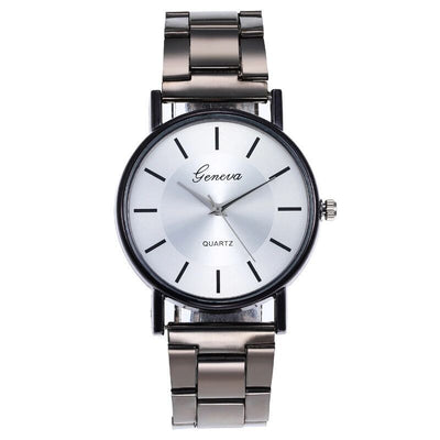 Montre neutre pour femme, simple, tendance, ceinture en acier, quartz