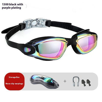Electroplated Anti-Fog Swim Goggles