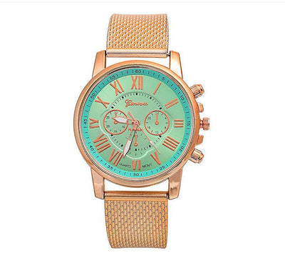 Montre bracelet en PVC multicolore, montre à quartz à cadran numérique romain, montre WISH pour femme à Genève, offre spéciale